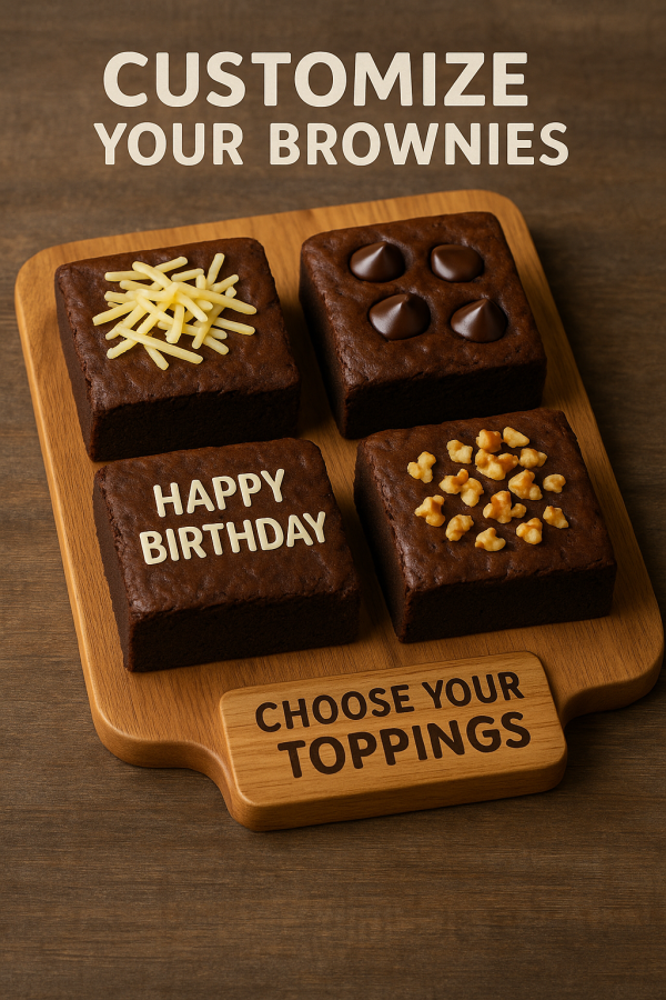customize brownies